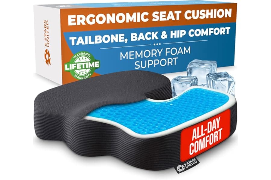 Best Memory Foam Seat Cushion for Office Chairs