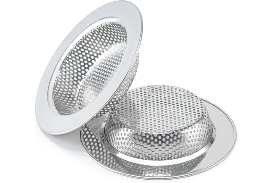 Double-Layer Sink Strainer 4.5 Inch Kitchen Drain Basket
