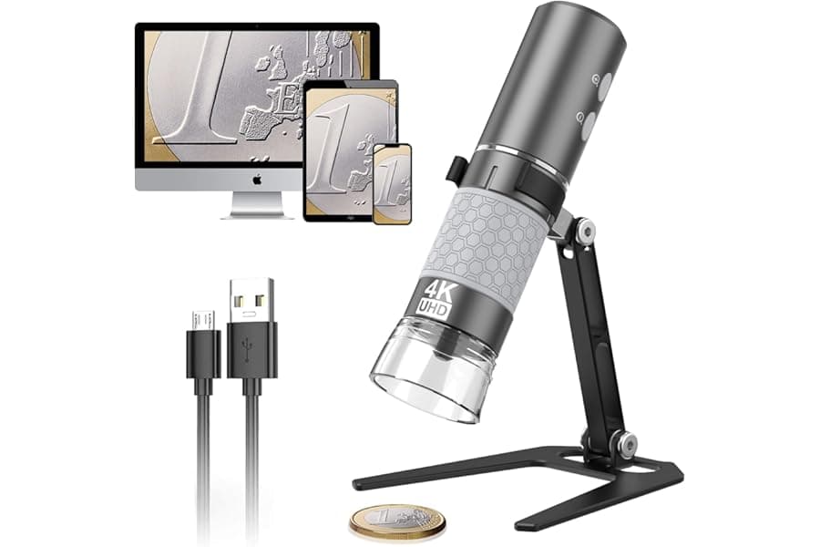 4K Wi-Fi Digital Microscope for Mobile Devices