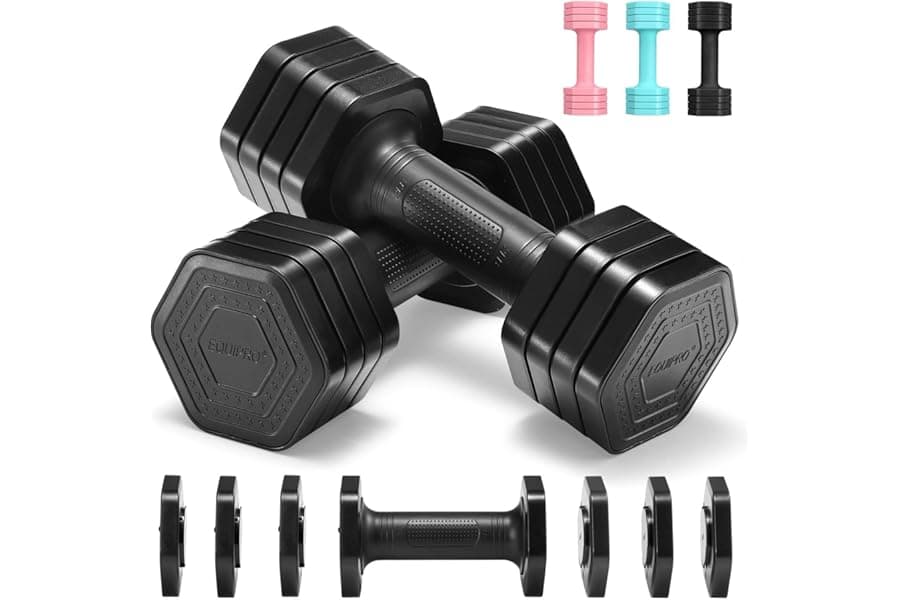 Adjustable Dumbbells for Women Home Workouts