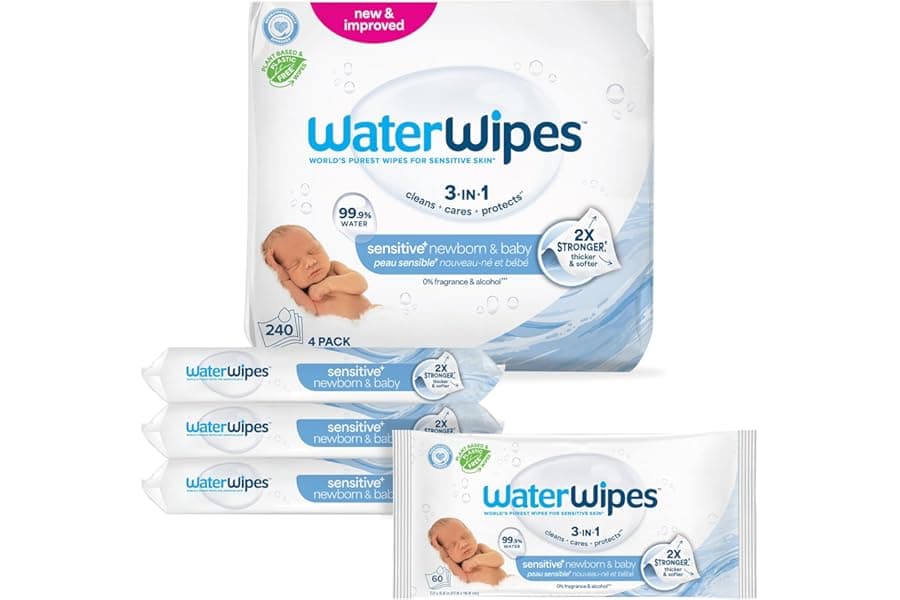 Gentle Water-Based Baby Wipes for Sensitive Skin