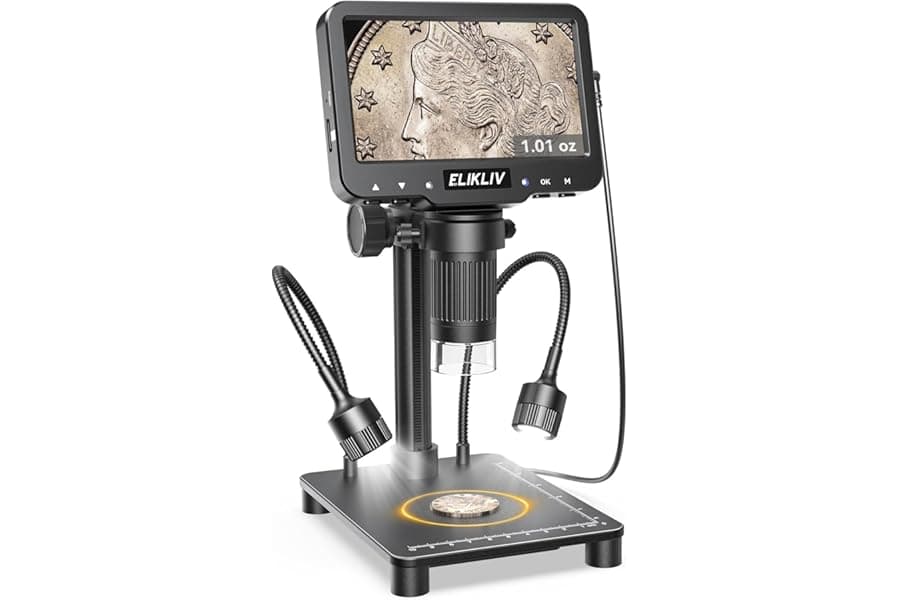 Digital Microscope with Weighing Scale for Collectors