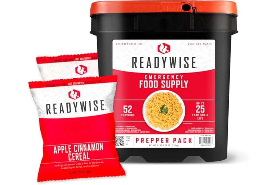 Best 52-Serving Complete Emergency Food Bucket 2026