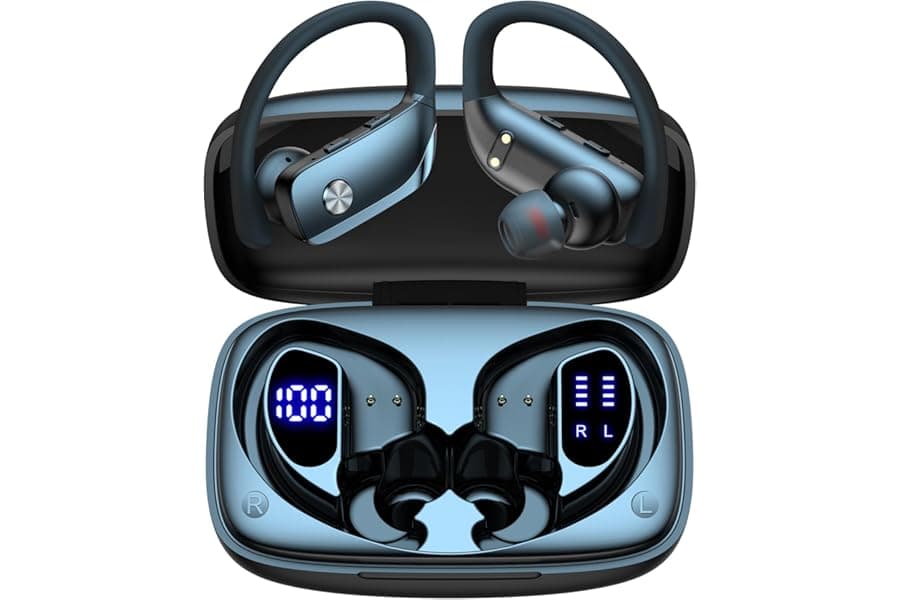 80-Hour Wireless Earbuds with Sports Design