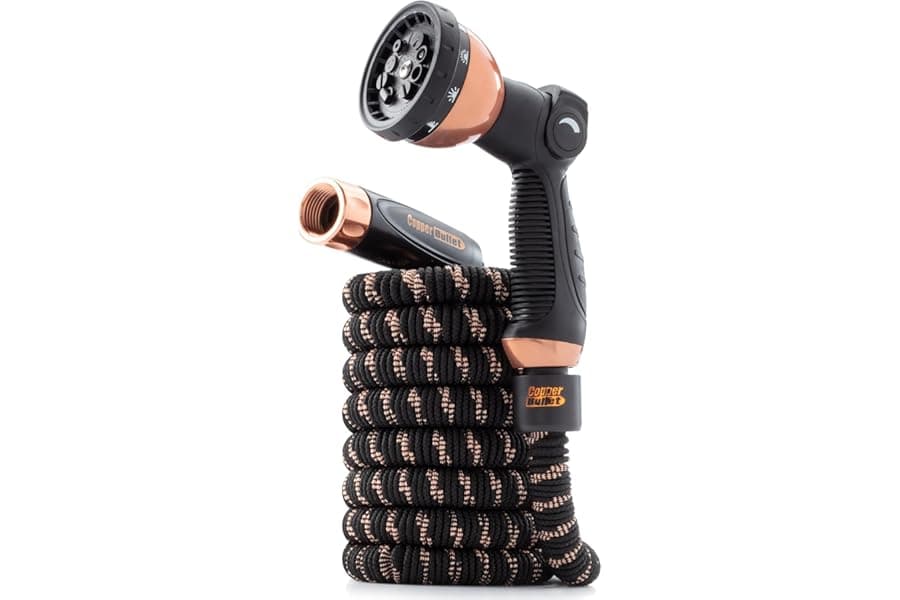 25 FT Expandable Garden Hose with Spray Nozzle 2026