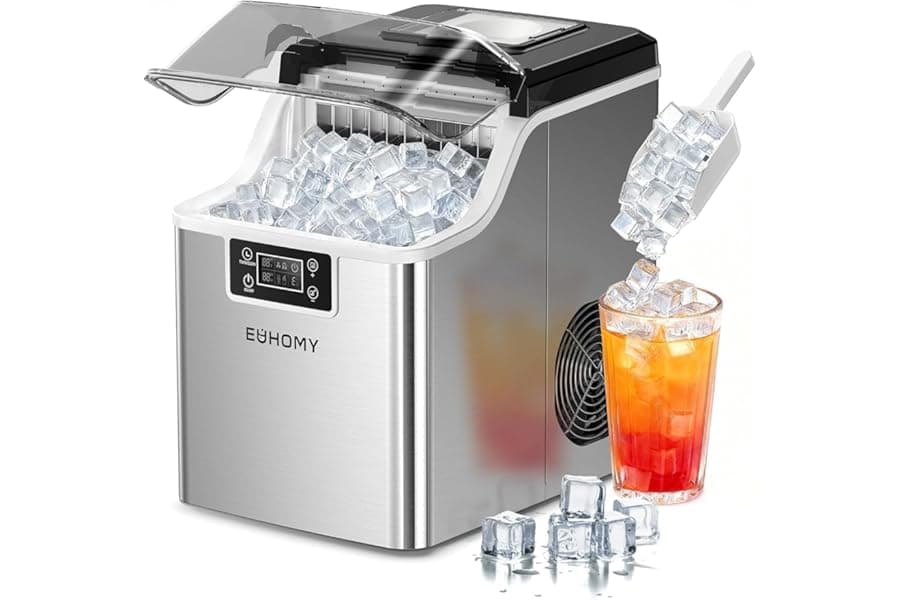 Fast Countertop Ice Maker for Home & Office