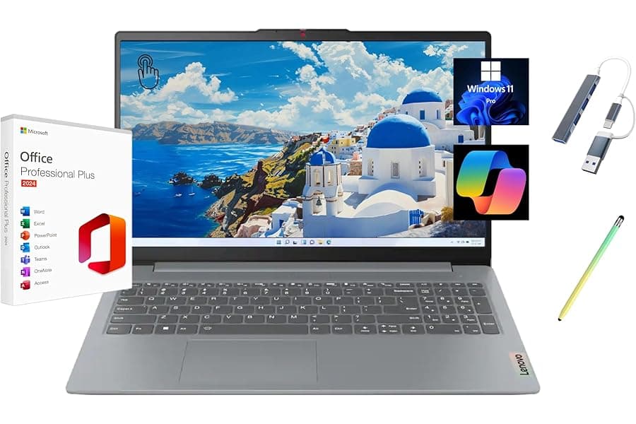 15.6" FHD Touchscreen Laptop with Microsoft 365