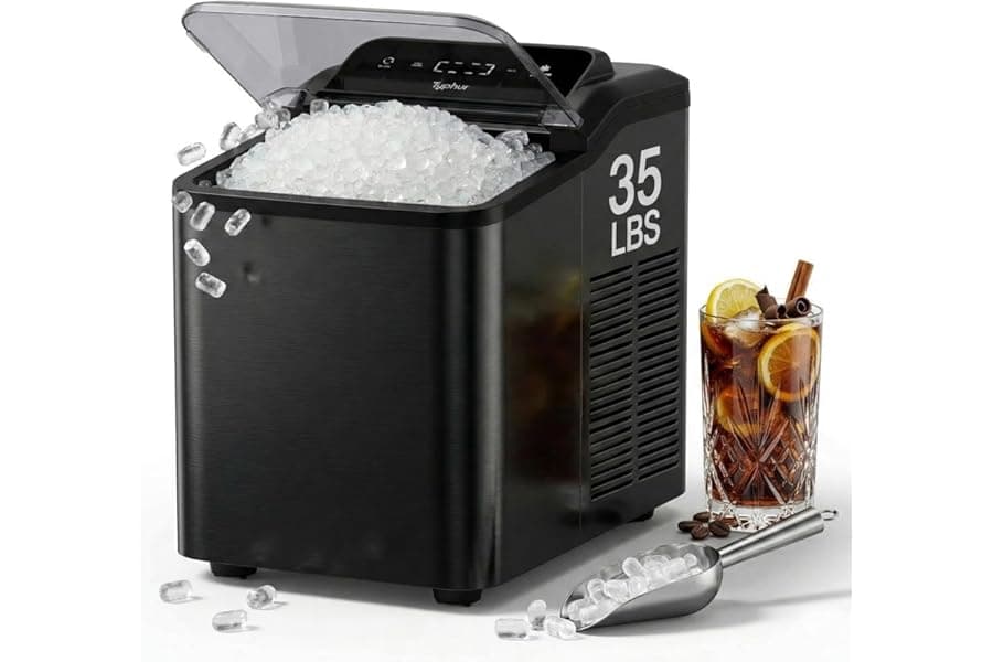 Best Nugget Ice Maker for Kitchen & Bar - 35lbs/24H