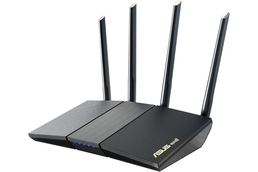 Dual Band WiFi 6 Router with Free Security