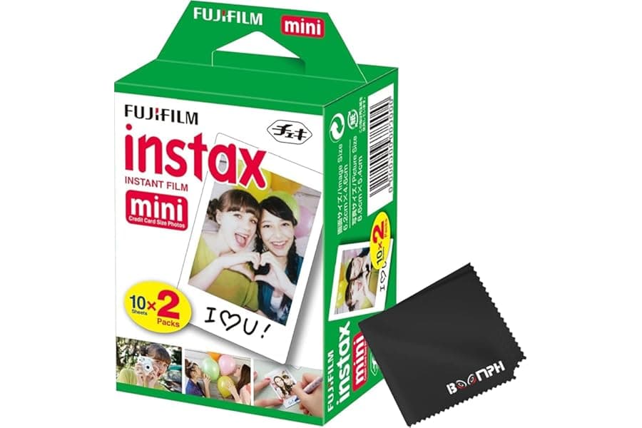 Instant Camera Film: 20-Shot Pack for Memories