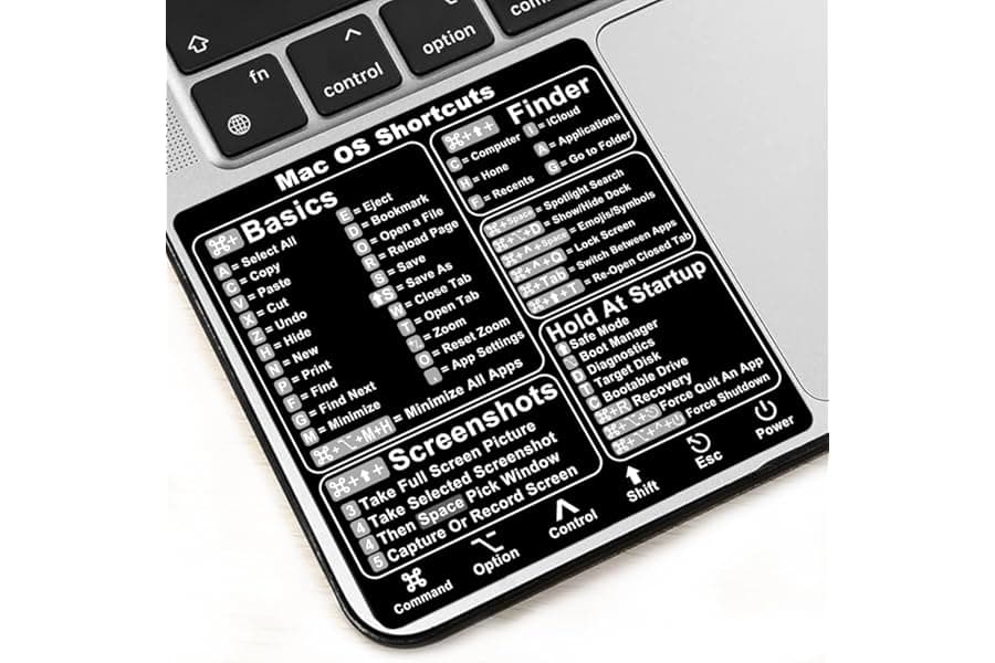 Best Mac Keyboard Shortcuts Sticker 2026 | MacBook Cheat Sheet