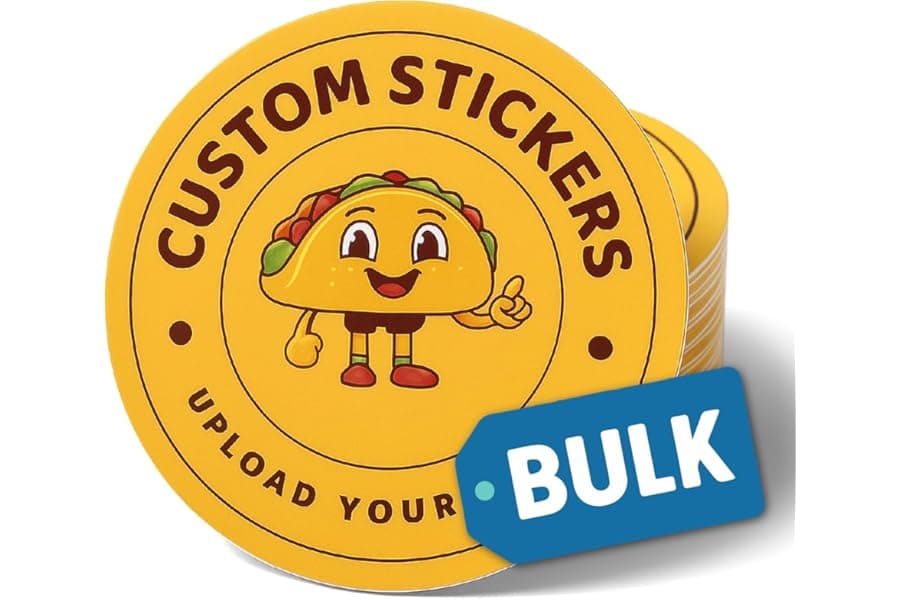 Personalized Custom Bulk Stickers with Logo Upload 2026