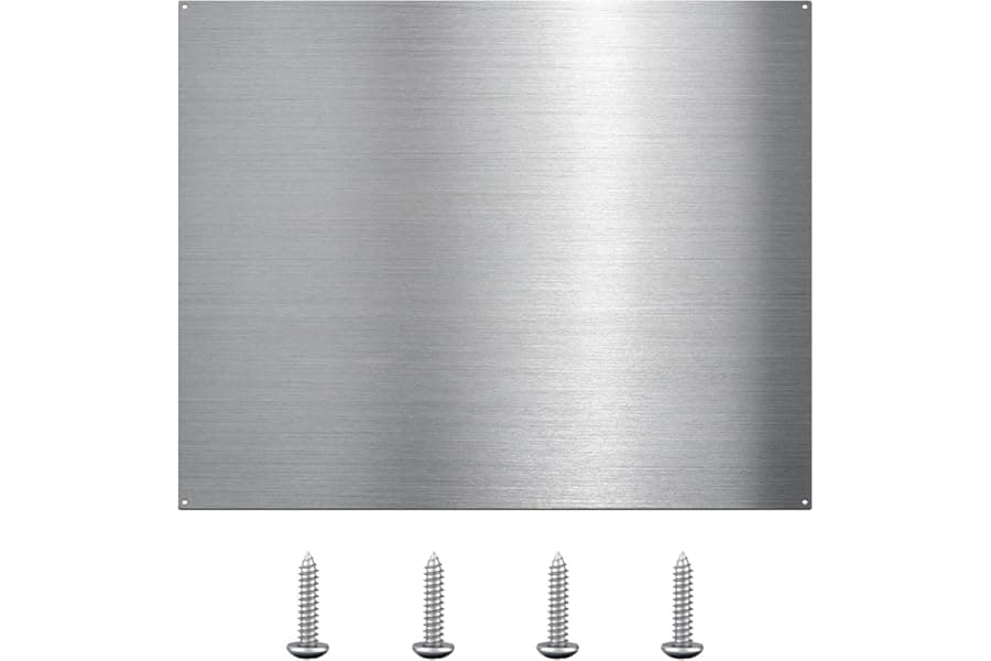 Stainless Steel Stove Backsplash Guard - 24x30 Easy Install