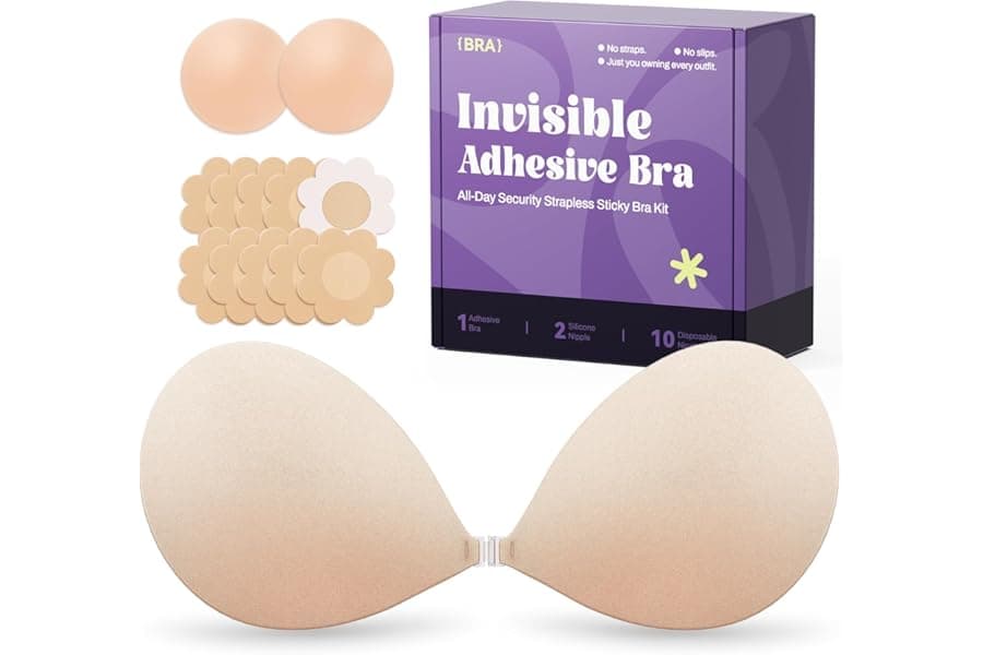 Best Strapless Sticky Bra for Backless Dresses 2026