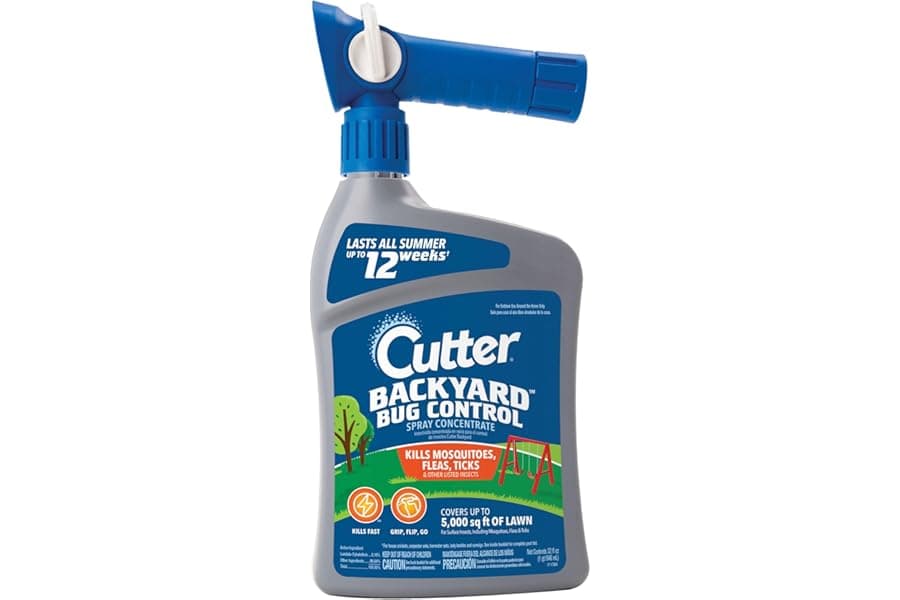 Outdoor Bug Control Spray - Mosquito & Flea Killer 32oz