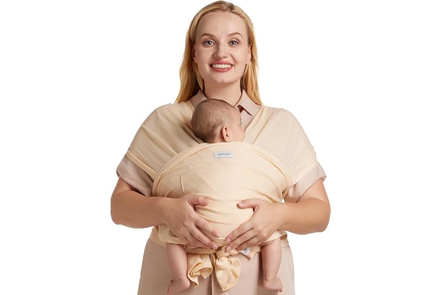 Breathable Mesh Baby Carrier for Summer (8-35 lbs)