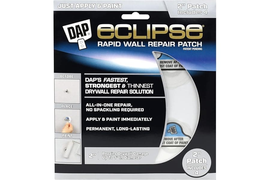 Quick-Dry Wall Repair Patches (2" x4 Pack)
