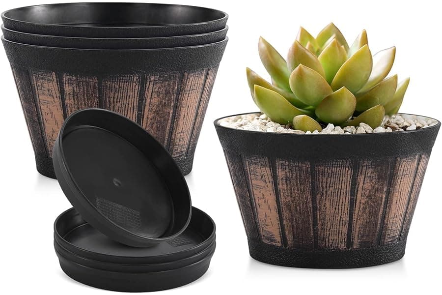 Best Brown Barrel Planters for Indoor and Outdoor Plants