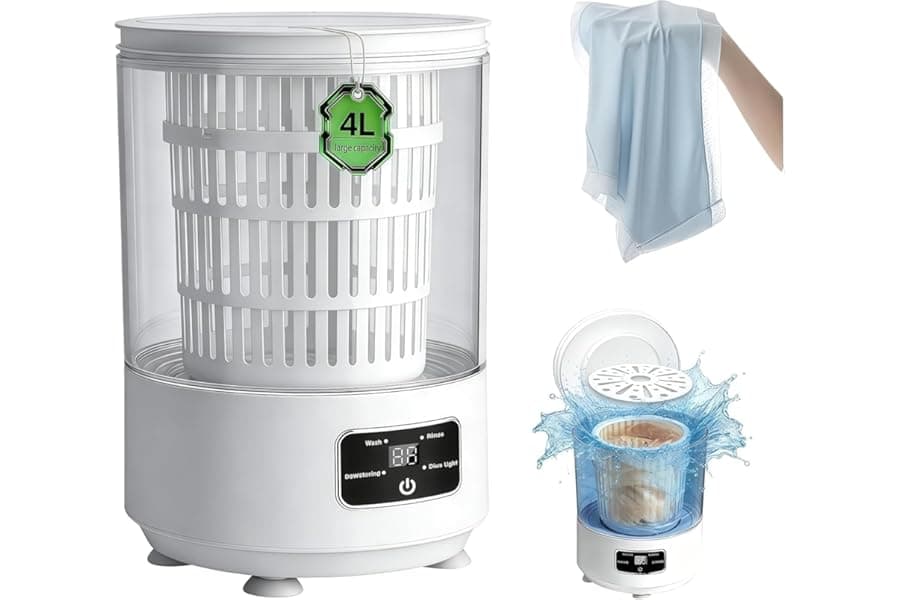 Compact 4L Washing Machine for Travel