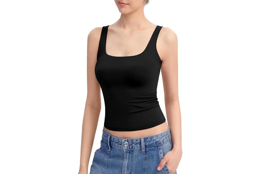 Best Everyday Comfortable Square Neck Tank 2026