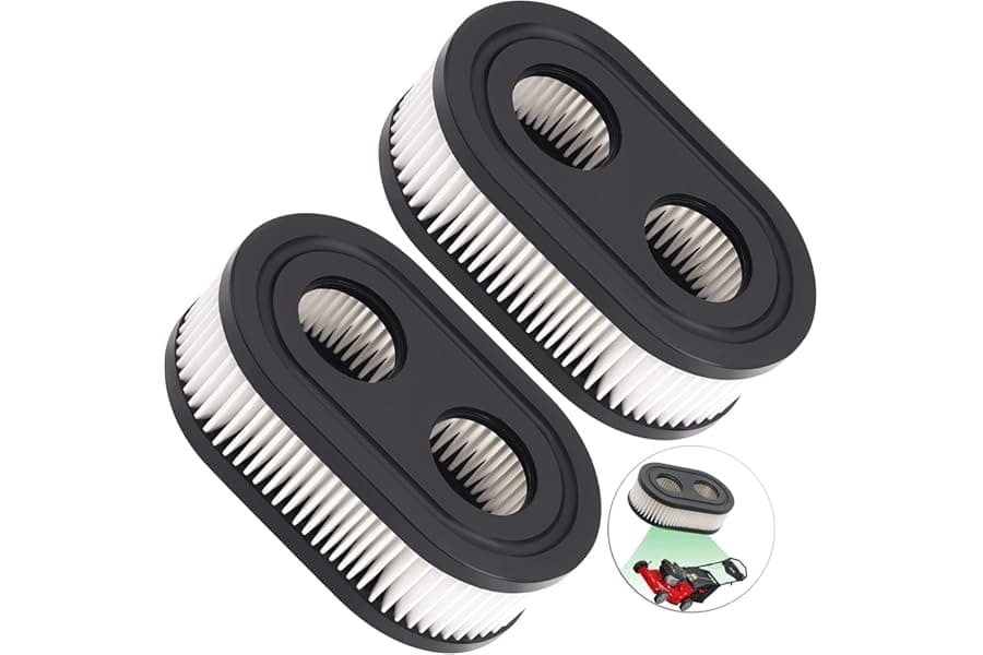 Lawn Mower Air Filter Cartridge Replacement - Compatible with 4247 5432 550E 625 Series