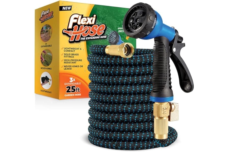 Best 25-Foot Expandable No-Kink Garden Hose 2026
