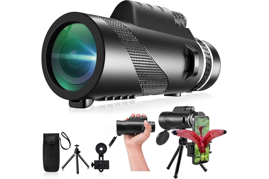 High-Power Monocular Telescope for Outdoor Adventures