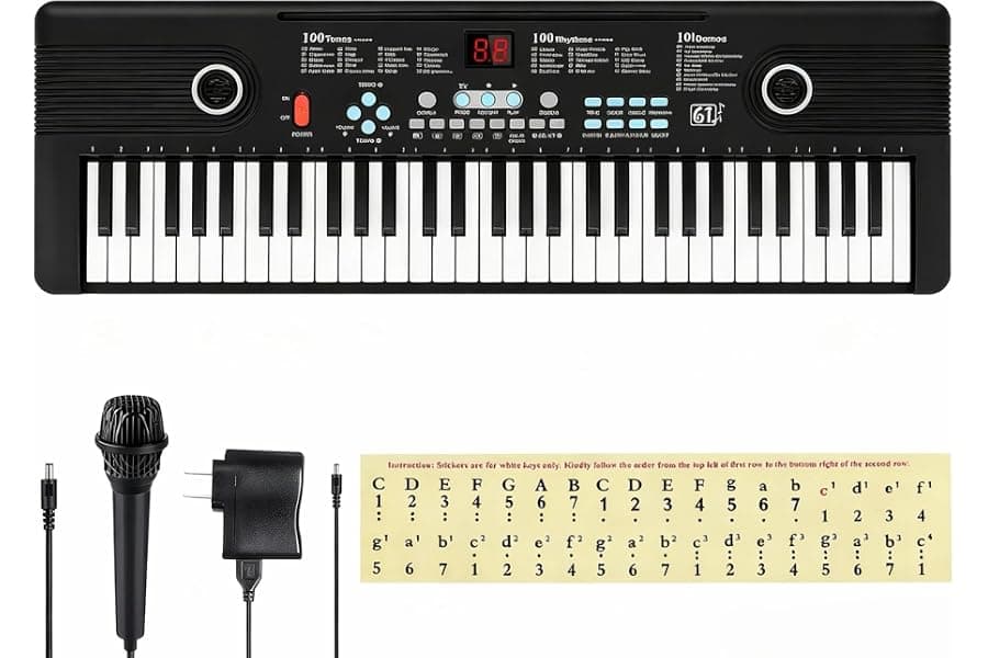 61-Key Keyboard Piano for Beginners