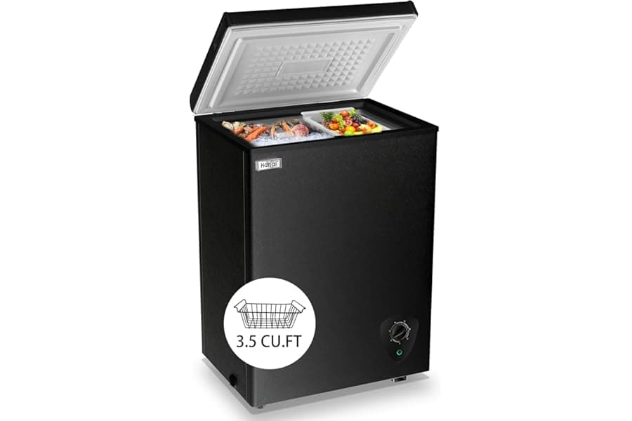 Small Chest Freezer 3.5 Cu.Ft Compact Freezer 2026