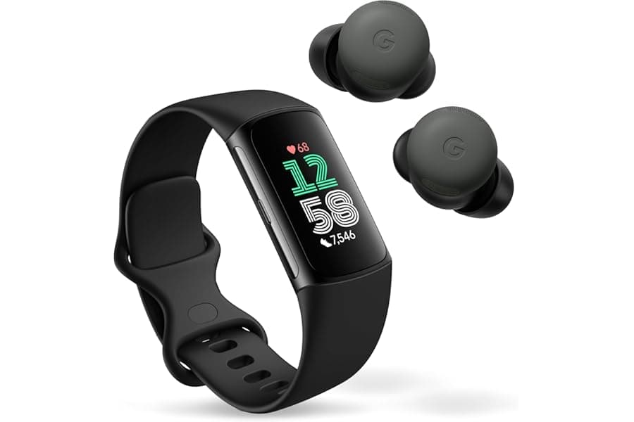Fitness Tracker + Wireless Earbuds Bundle with GPS