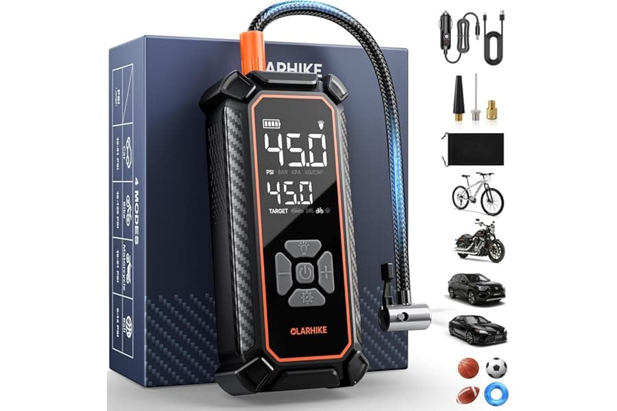 Best Cordless Tire Inflator Portable Air Compressor 2026