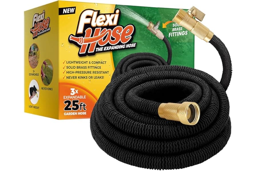 Best 25-Foot Lightweight Expandable Garden Hose 2026