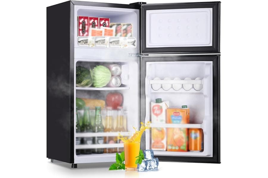 Best 2.4 Cubic Foot Compact Double Door Fridge 2026