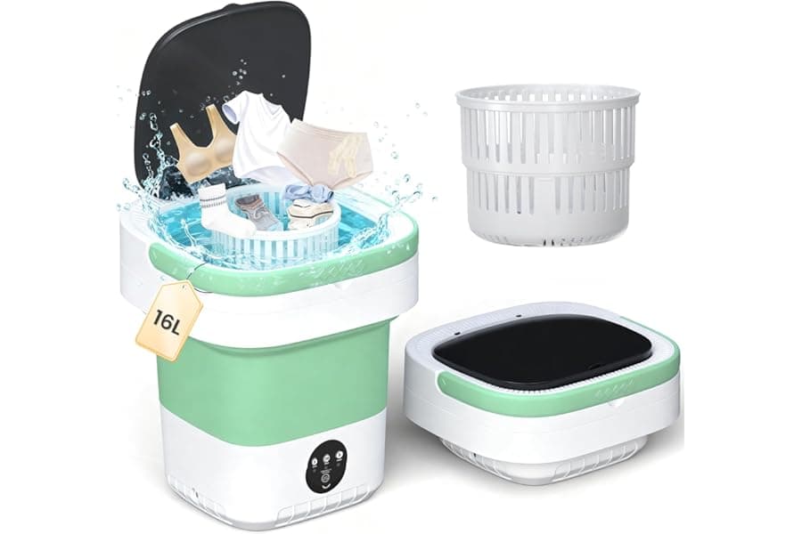 Best Portable Washing Machine - 16L Mini Foldable Washer With Spin Basket - Top Picks for 2026
