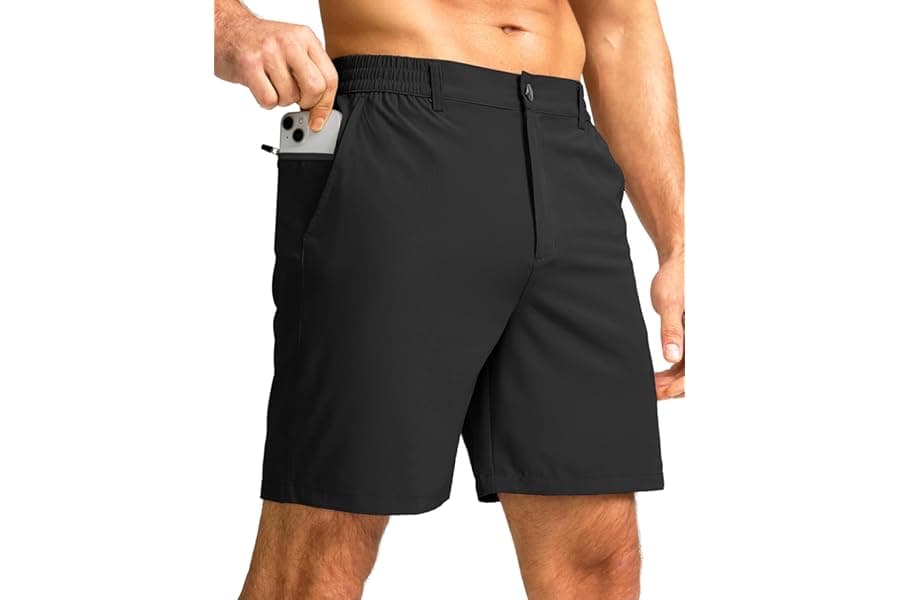 Lightweight 7-Inch Casual Shorts with Quick Dry & Stretch