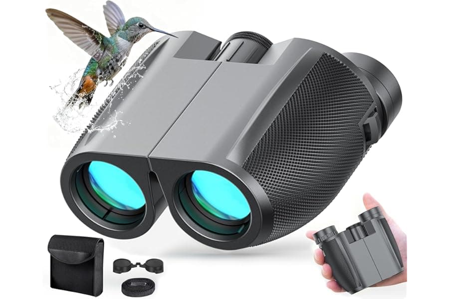 High-Power Binoculars with Night Vision & Waterproof Design
