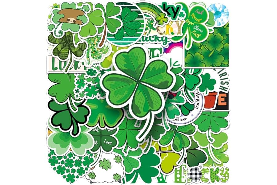 Best 50 Waterproof St Patrick's Day Stickers 2026
