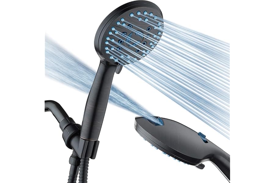 High Pressure 8-Mode Handheld Shower Head with Power Wash