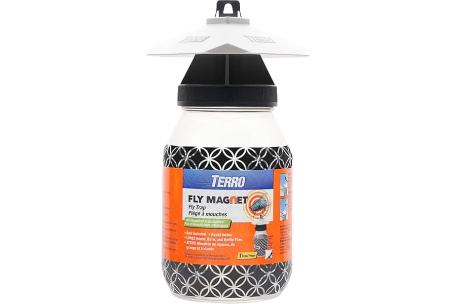 Outdoor Reusable Fly Magnet Trap - Poison Free