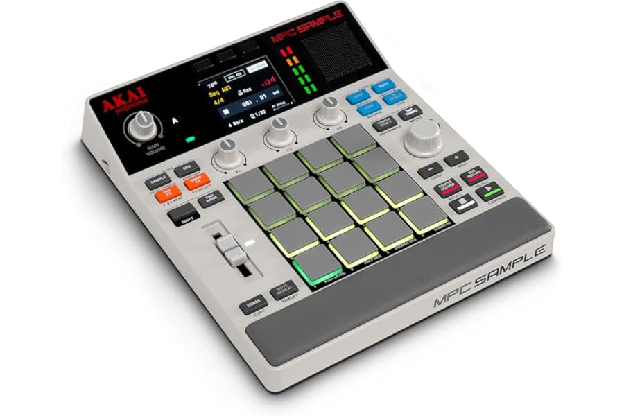 Portable Sampler and Sequencer for Music Producers