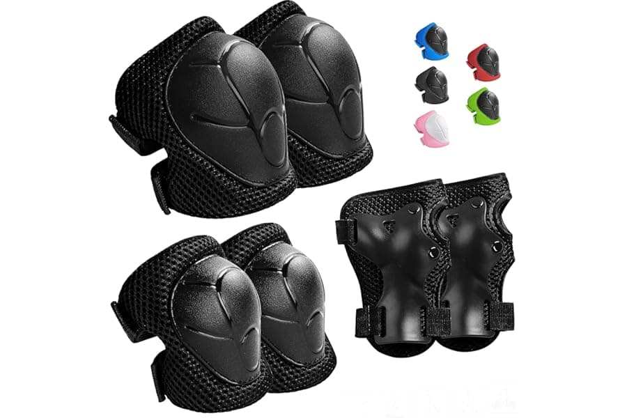 Kids Protective Gear Set with Knee Pads & Wrist Guards