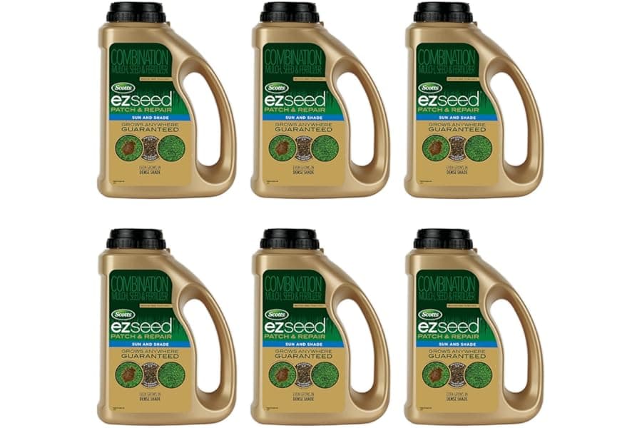 Grass Seed Patch & Repair with Mulch and Fertilizer - 6 Pack