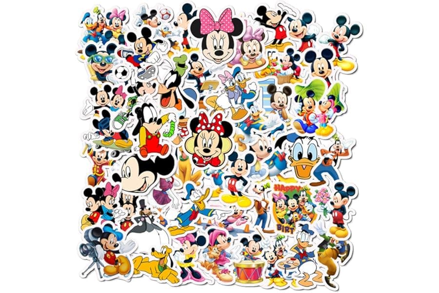 Best Mickey Mouse Stickers Pack for Laptops & Bottles 2026
