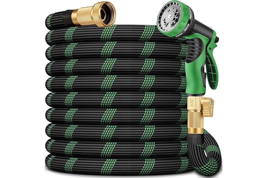 Best 100 FT Non-Expanding Garden Hose for Lawns