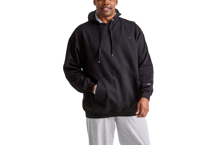 Midweight Pullover Fleece Hoodie for Men
