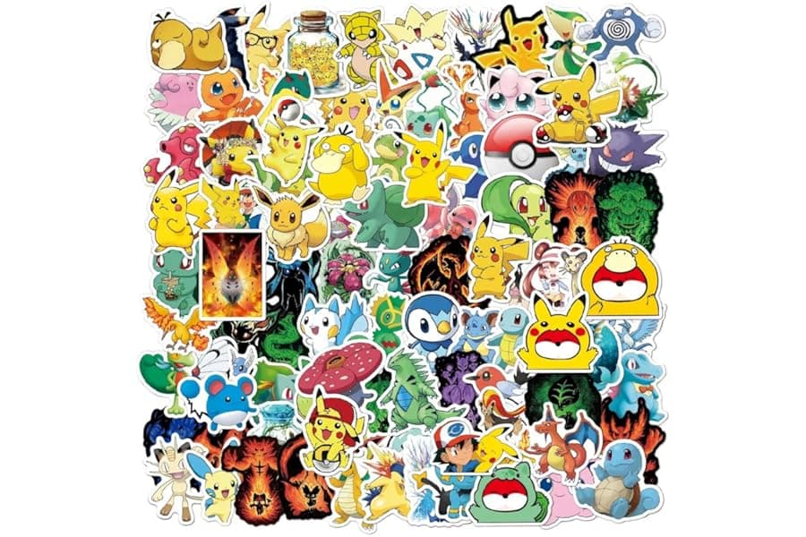 Best 101 Pokemon Waterproof Sticker Decals 2026