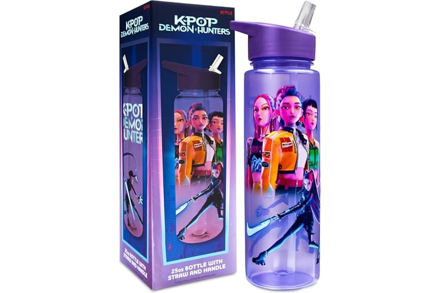 25oz Leak Proof Water Bottle with Straw Lid