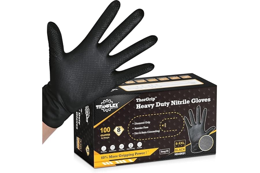 Best Heavy Duty Black Nitrile Industrial Gloves 2026