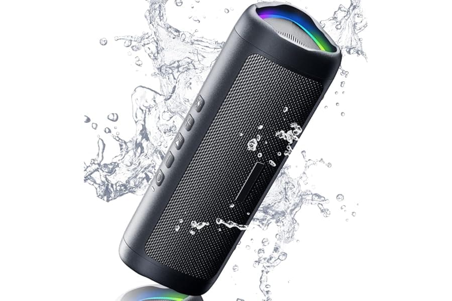 Portable Waterproof Bluetooth Speaker with 20H Battery