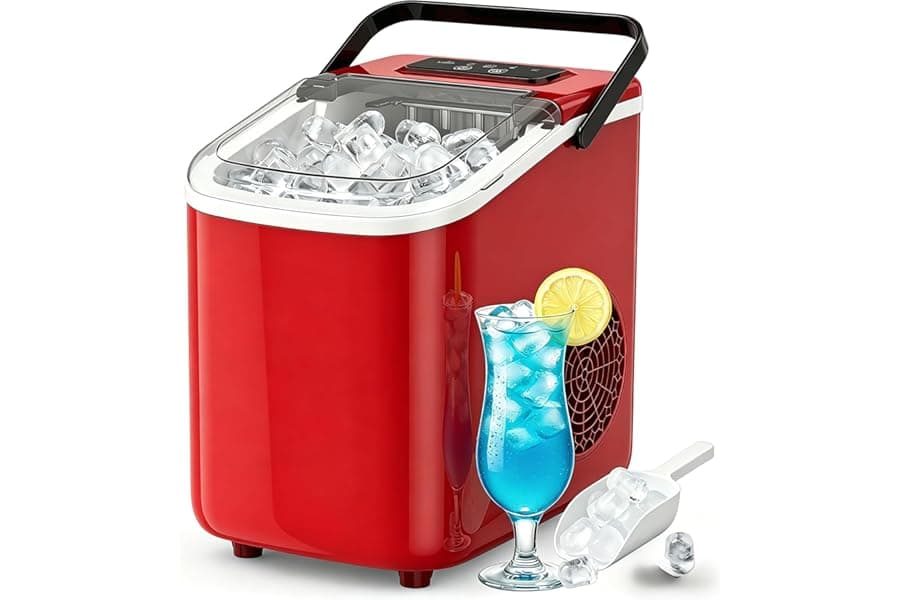 Portable Countertop Ice Maker for Quick Home Frozen Treats